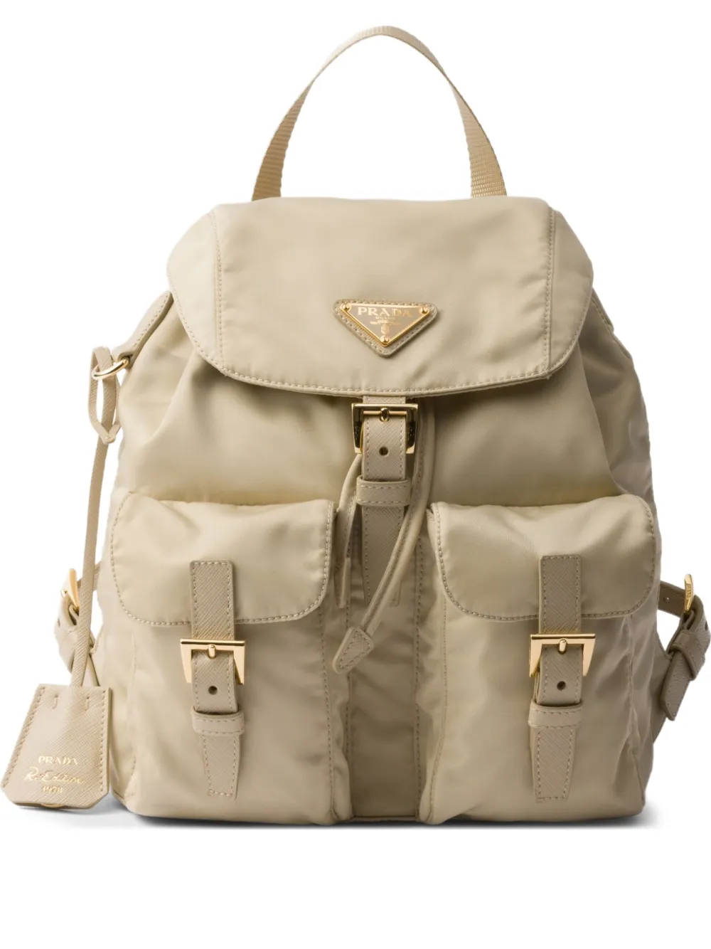 Prada Re-Edition 1978 kleine rugzak Beige