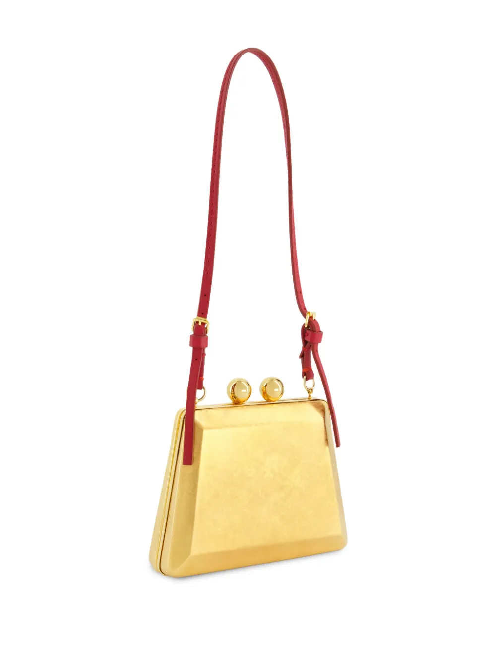  Giambattista Valli Lingotto Clutch Bag - Gold 