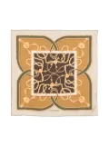 Ferragamo rope chain-print scarf - Green