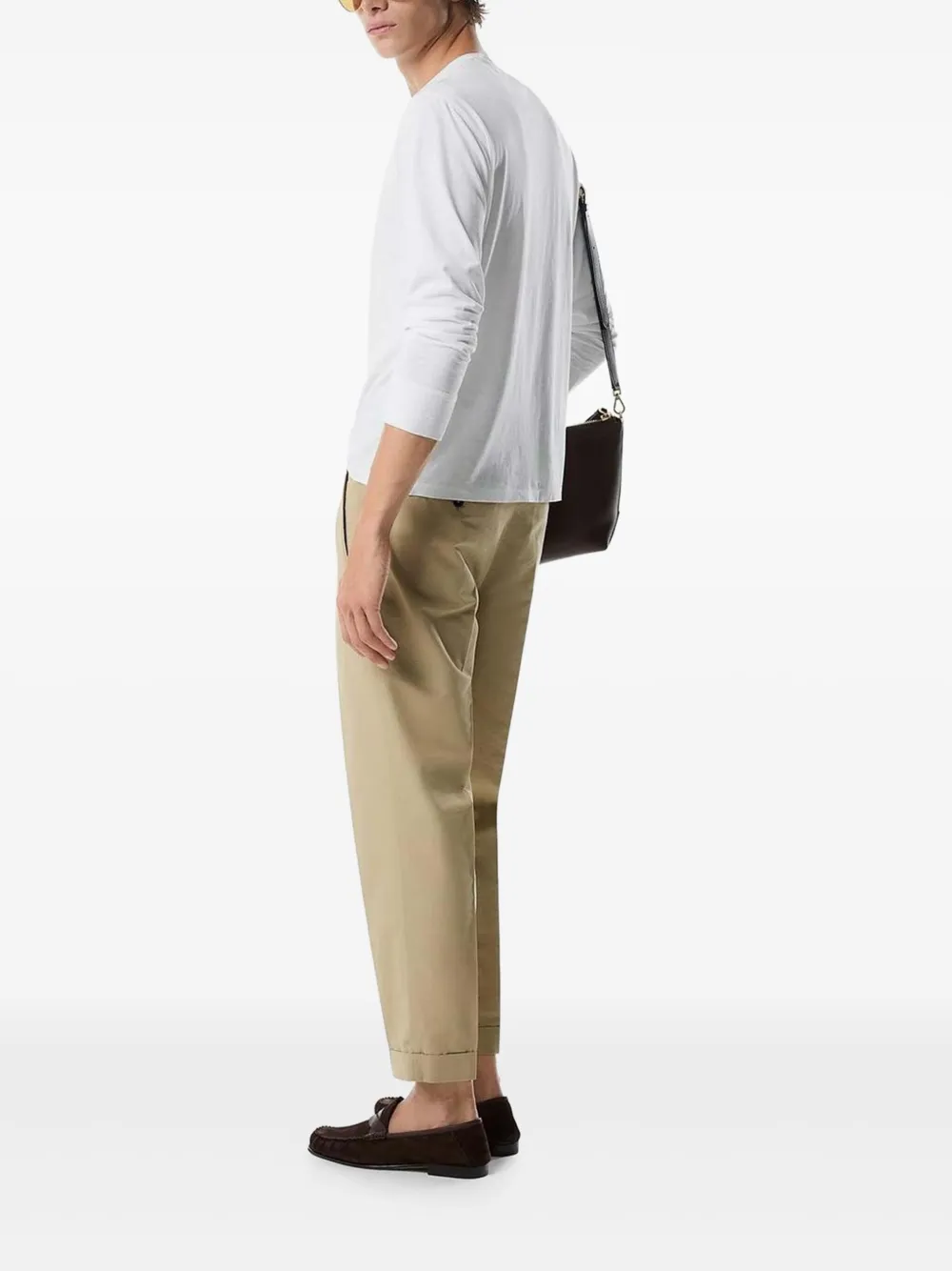 TOM FORD Broek met toelopende pijpen Beige