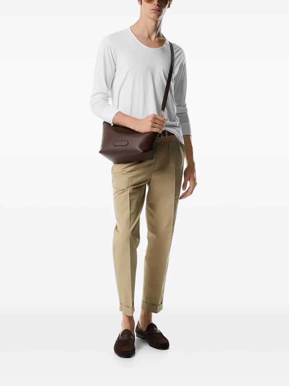 TOM FORD tapered-leg trousers - Beige