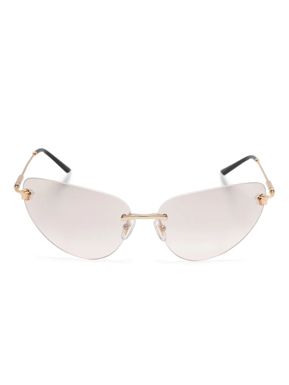 Versace Eyewear Zonnebril met randloze montuur Goud
