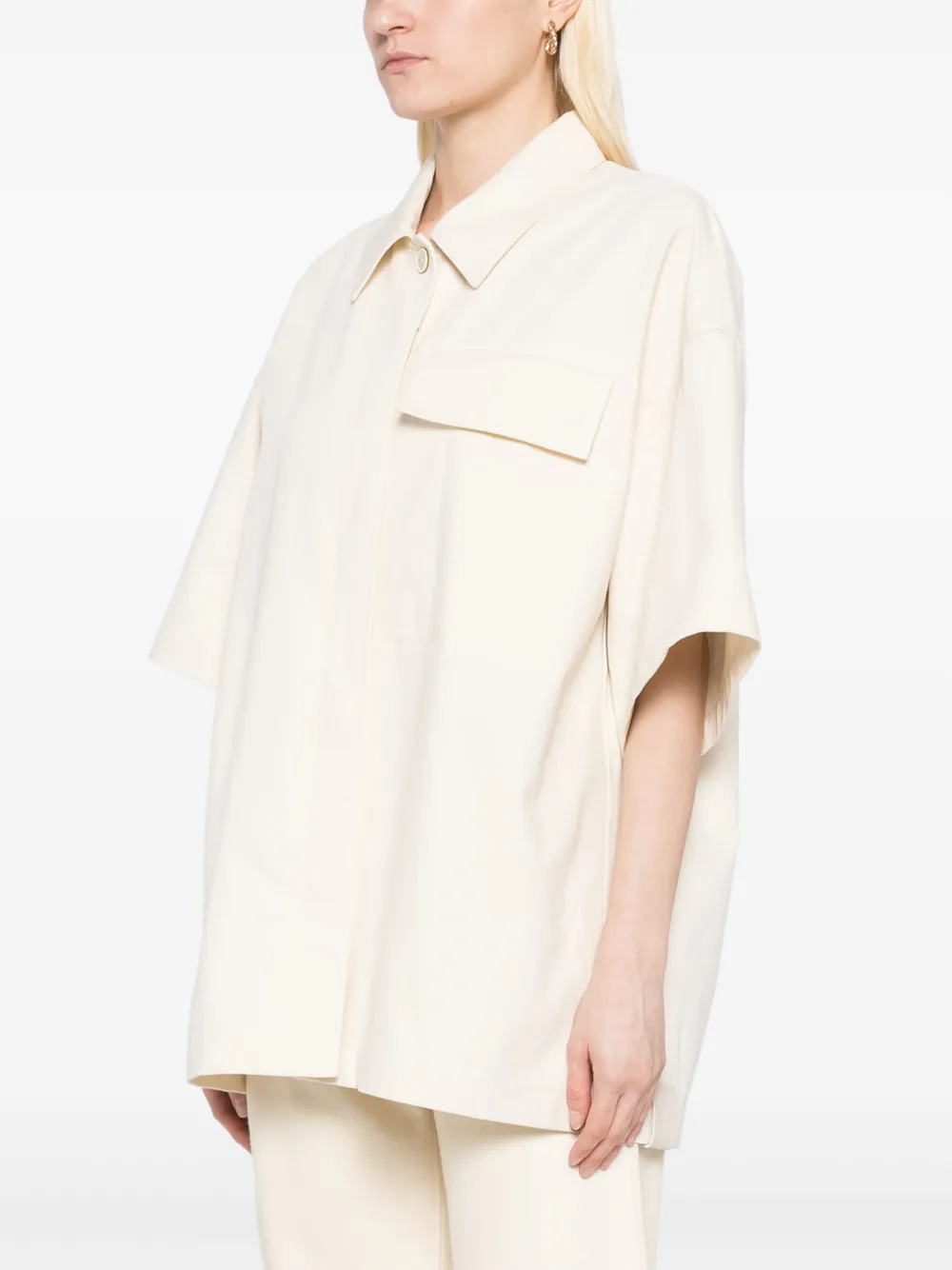 JIL SANDER+ Katoenen jack Beige