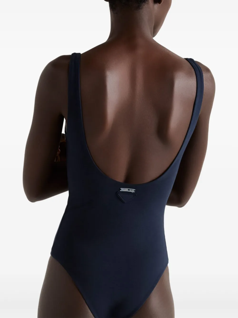 Prada Badpak met veters Blauw