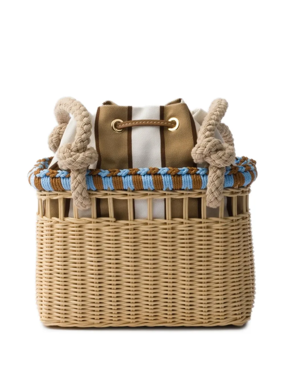 Prada mini Wicker bucket bag | Image 2