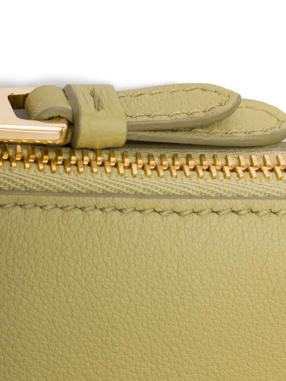 Prada Leren schoudertas Groen
