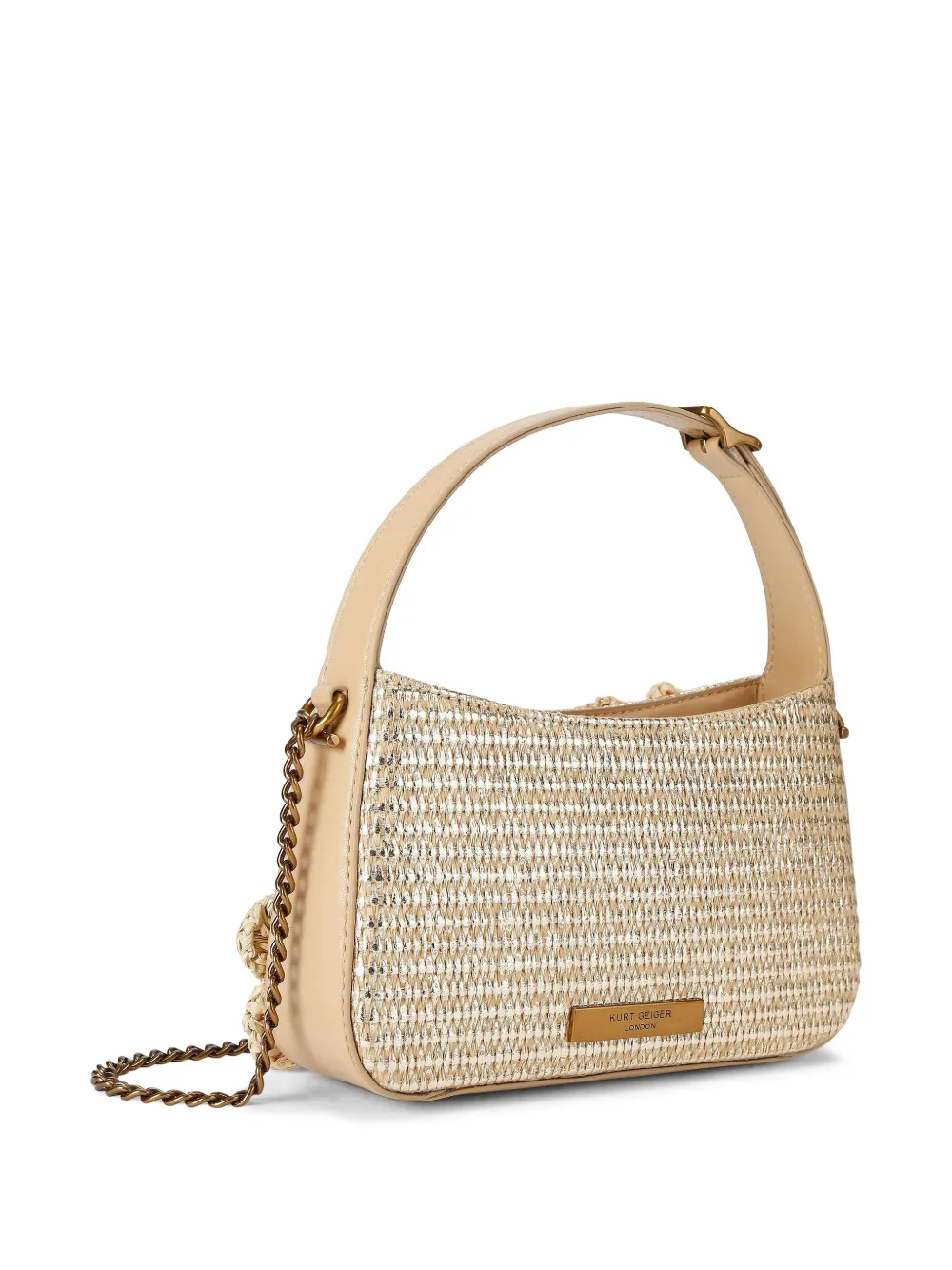 Kurt Geiger London Bond Flower kleine schoudertas Beige