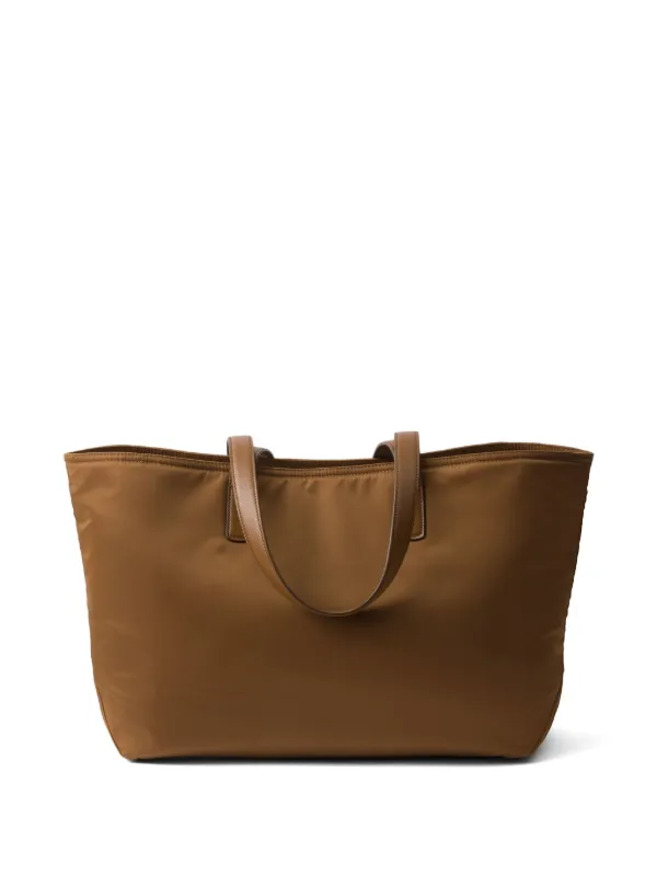 【関税&送料込】Prada Caramel Canvas Medium Re-Edition 1978 Prada Medium Re-Edition 1978 Tote Bag | Brown | FARFETCH GR