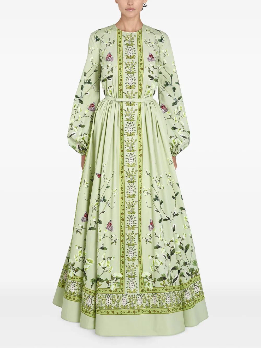 Giambattista Valli Jurk met print - Groen