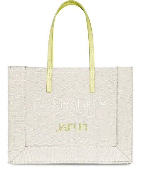 Giambattista Valli leather tote bag