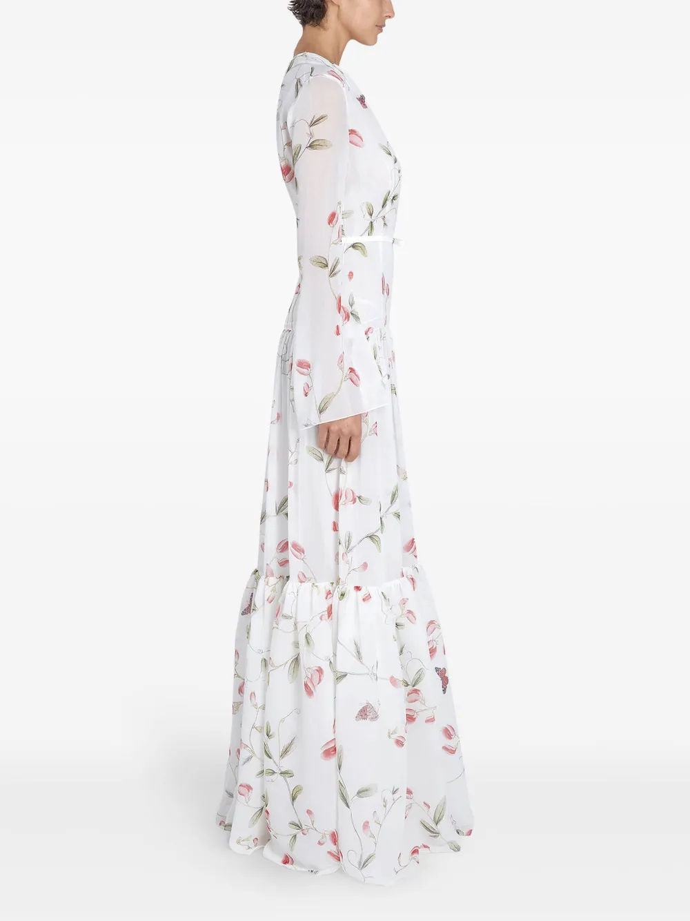 Giambattista Valli Avondjurk met print Wit