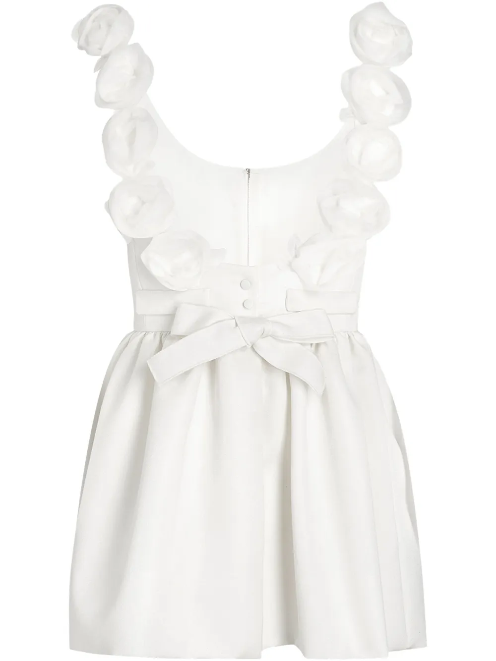 Giambattista Valli Jurk met bloemenpatch Wit