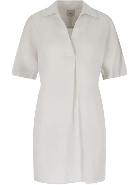 Calvin Klein vestido corto con placa del logo