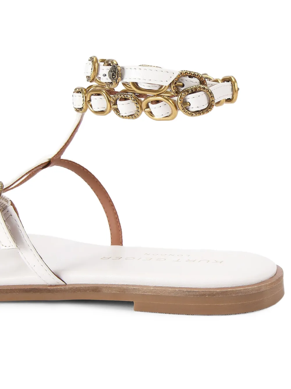 Kurt Geiger London Regent Gladiator sandals White