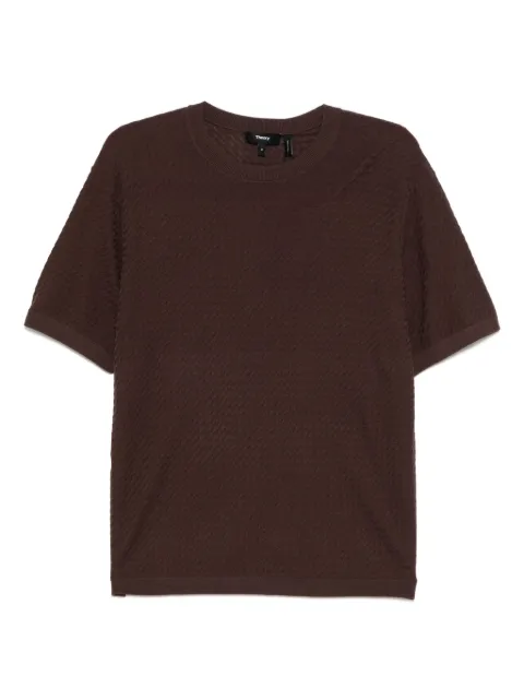 Theory t-shirt en maille