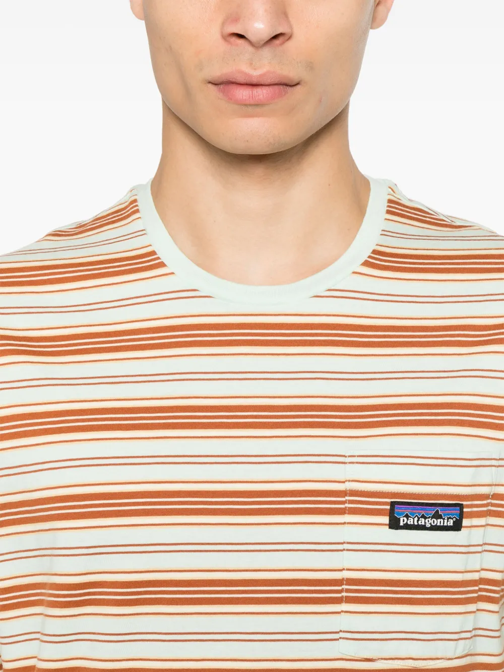 Patagonia Daily Pocket T-shirt Blauw