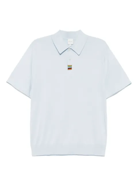 Paul Smith signature stripe detail polo shirt