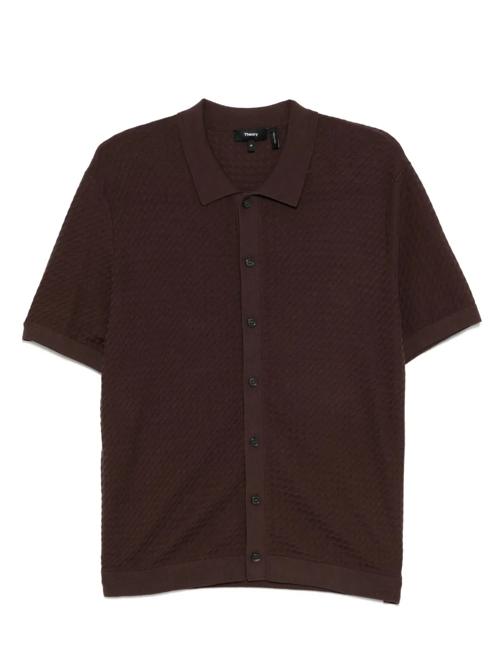 Theory cardigan en coton | marron | Image 1