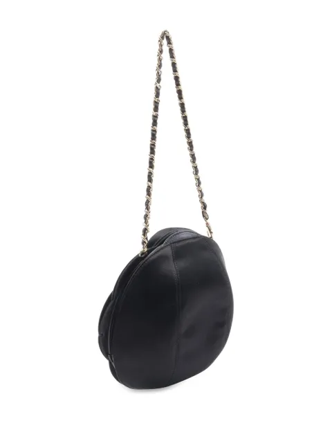 CHANEL Pre-Owned 2002-2003 Lambskin and Satin Camellia Flower Evening Bag handbag 0Z2EBLZV192JSWKG - 1
