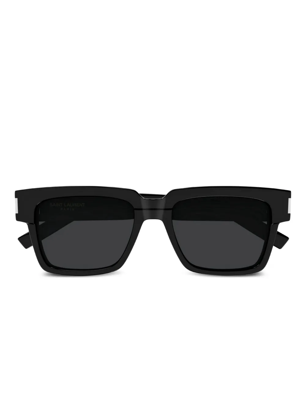 Saint Laurent Eyewear Zonnebril met vierkant montuur Zwart