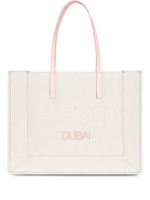 Giambattista Valli logo-print tote bag