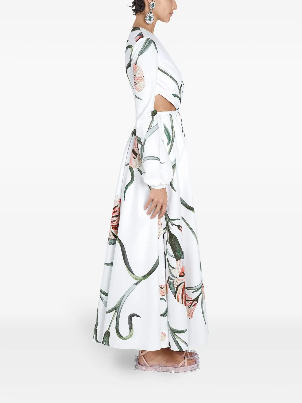 Giambattista Valli Katoenen jurk Wit