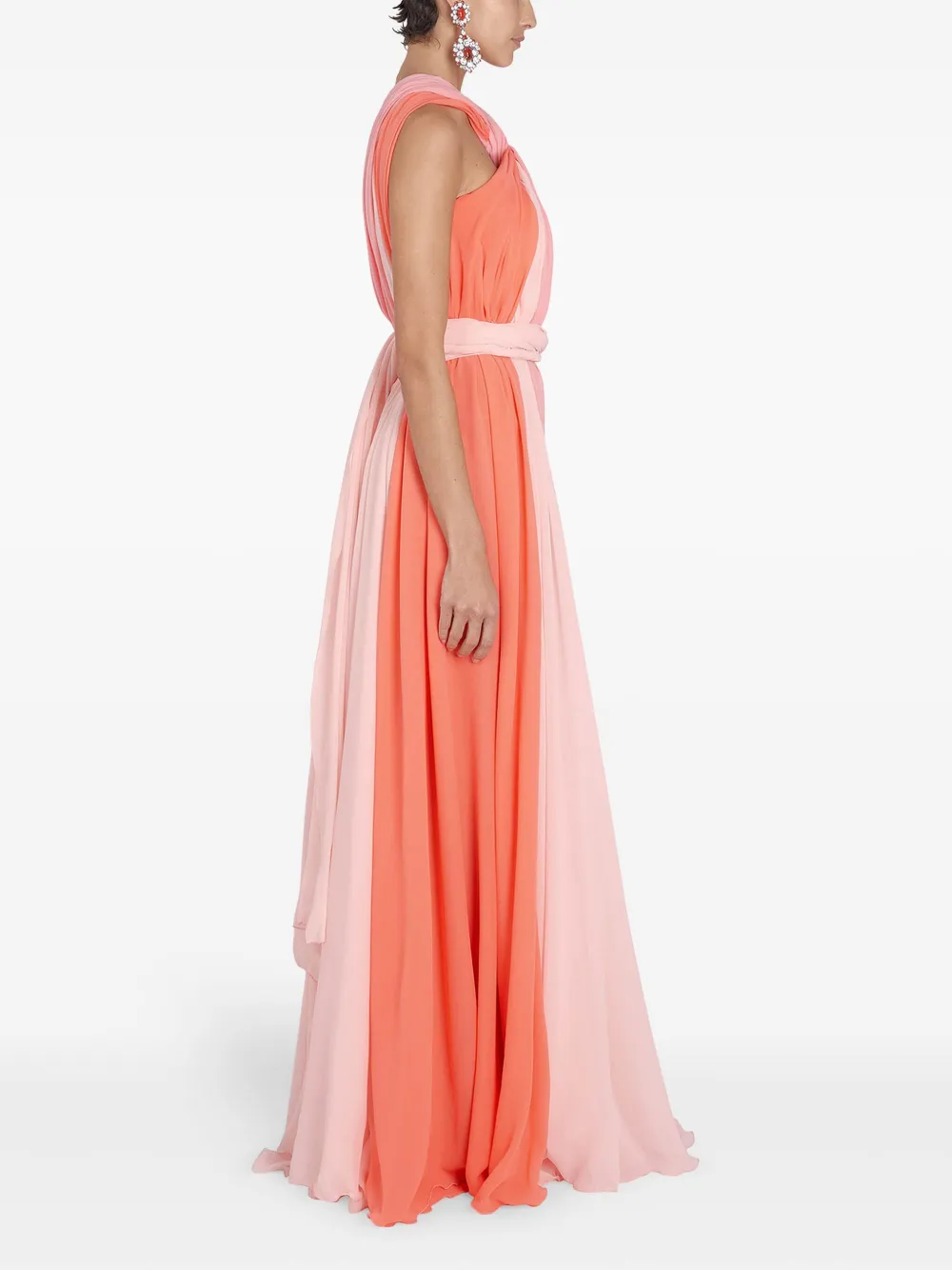 Giambattista Valli Zijden jurk Roze
