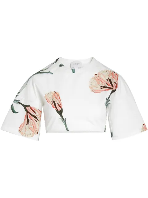 Giambattista Valli cotton cropped top