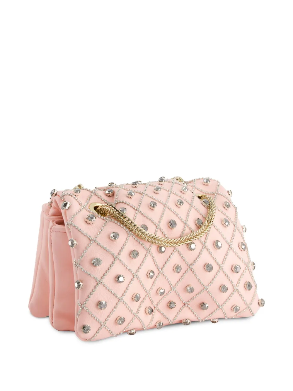 Giambattista Valli Tas met logoprint Roze