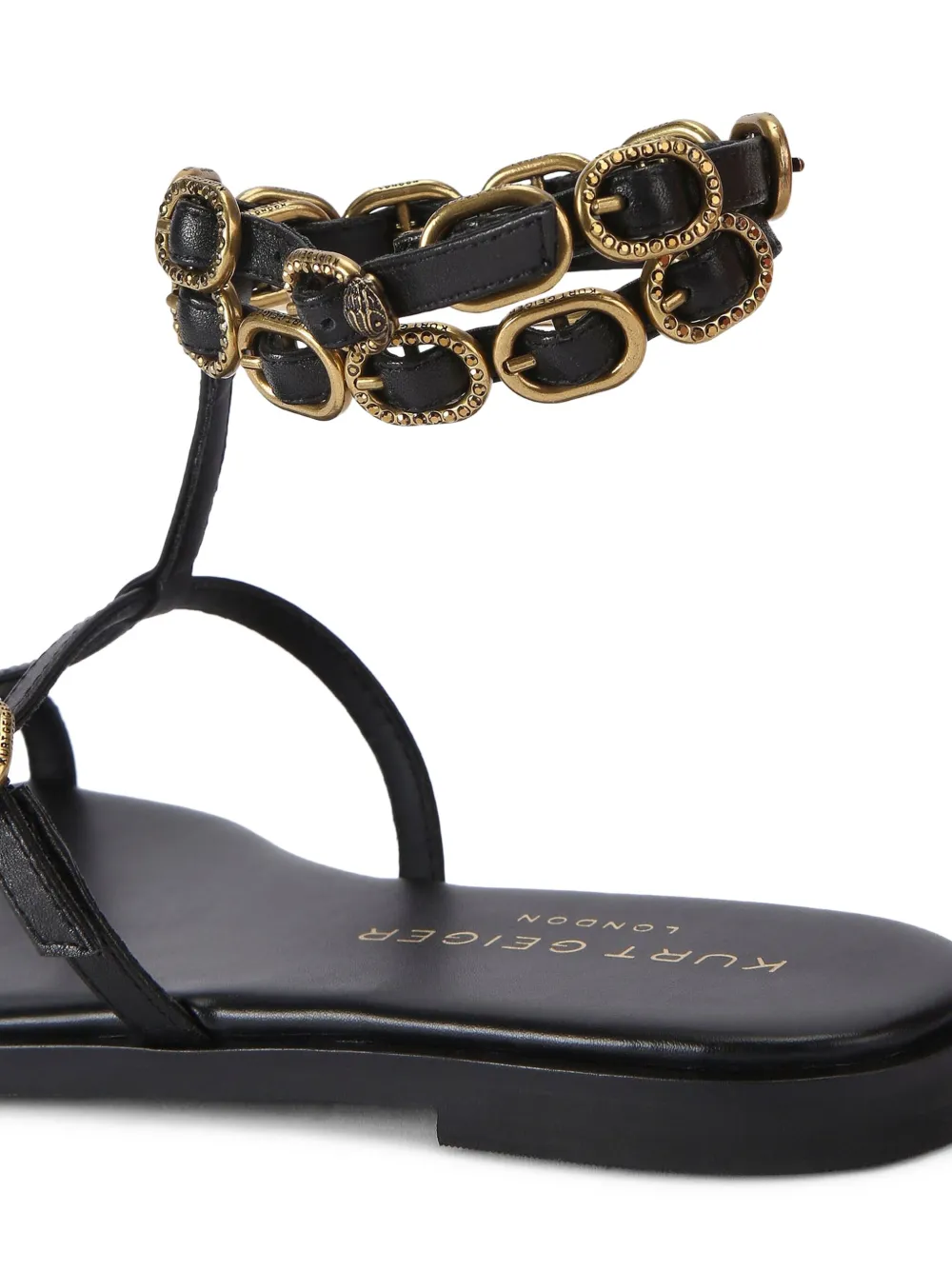 Kurt Geiger London Gladiator sandalen Zwart