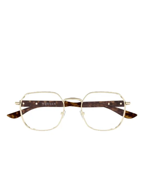 Alexander McQueen Eyewear lunettes de vue à monture géométrique
