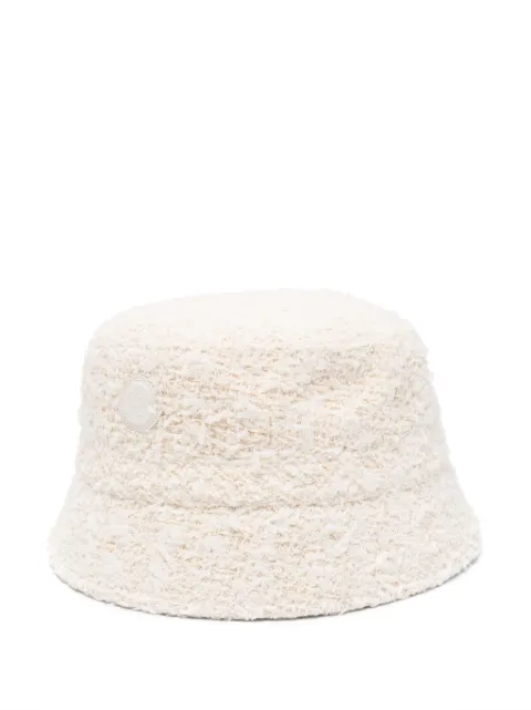 Moncler gorro de pescador de bouclé