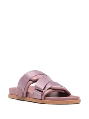 サンダル・ミュール MONCLER Women Sandals 4M000 40M5080 51J PINK Moncler Women's Mon Slide Sandals | Bloomingdale's