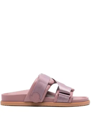 Jil Sander Nappa Flip Flops | Brown | FARFETCH