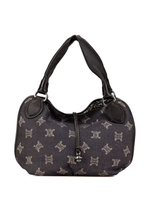 Céline Pre-Owned 2008 Denim Macadam Bittersweet hobo bag