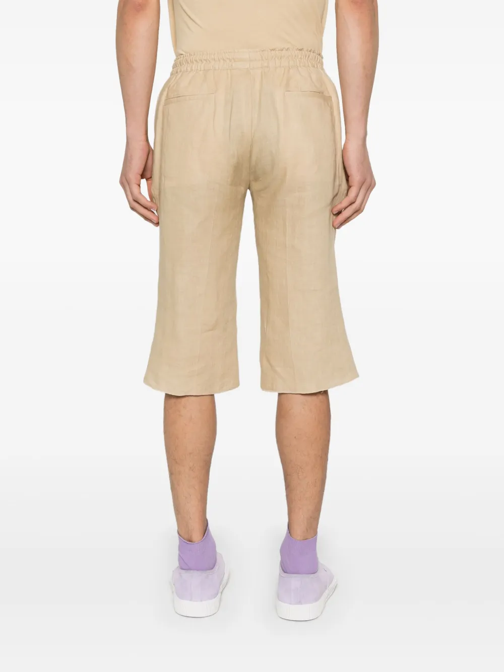 KITON LINEN SHORTS
