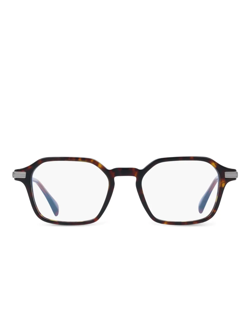 Paul Smith geometric-frame glasses | Brown | Image 1