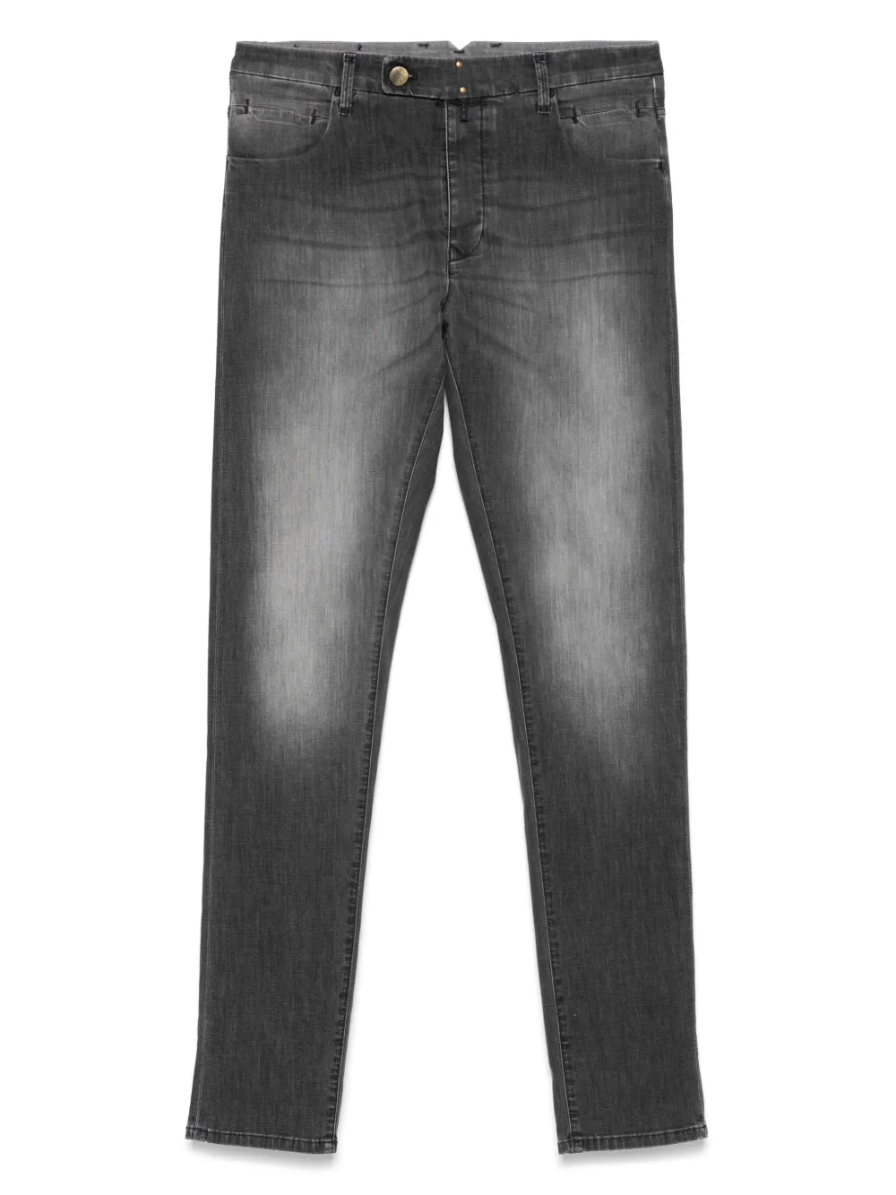 Incotex Jeans met logopatch Grijs
