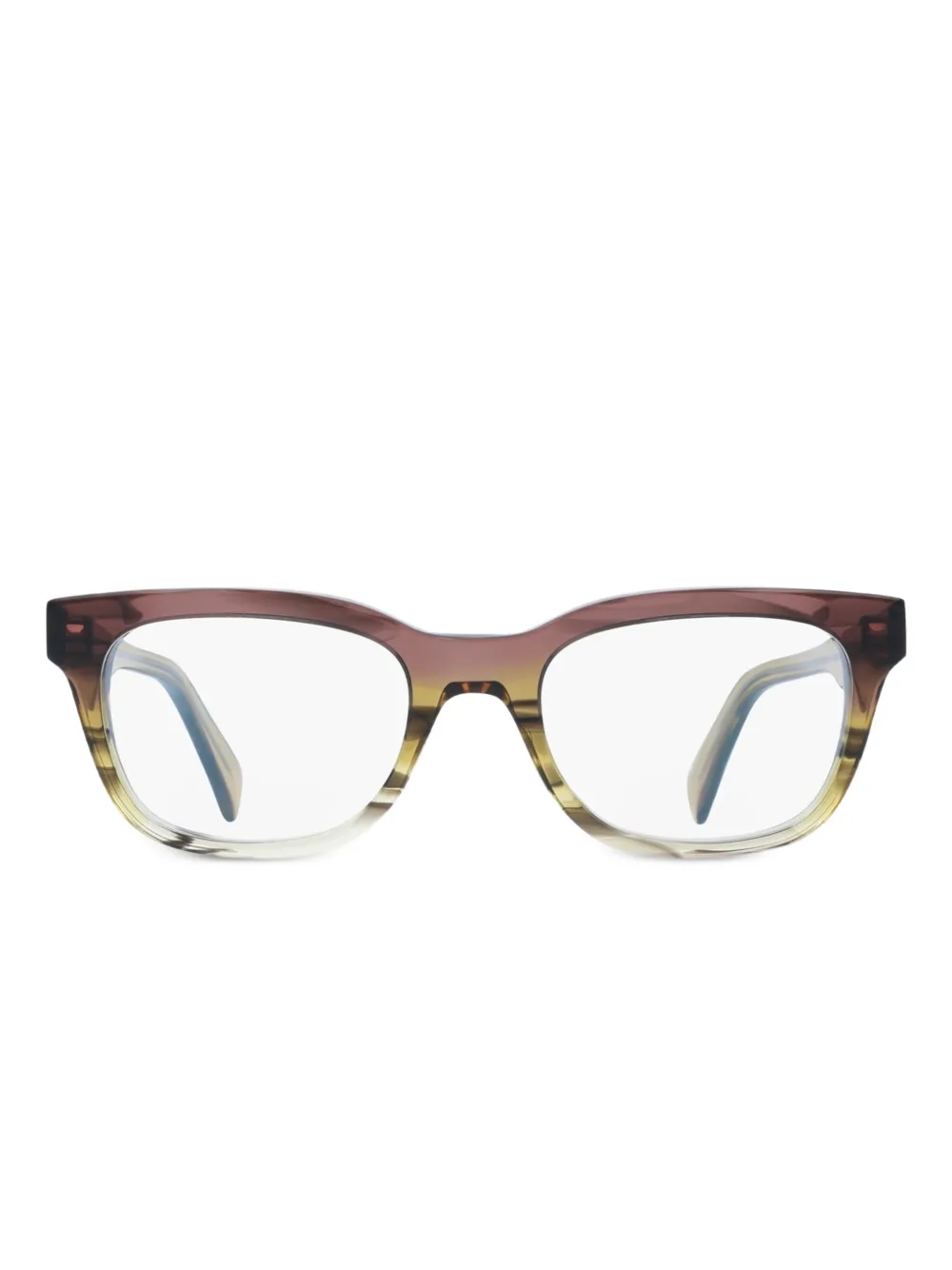 Paul Smith rectangle-frame glasses | Brown | Image 1