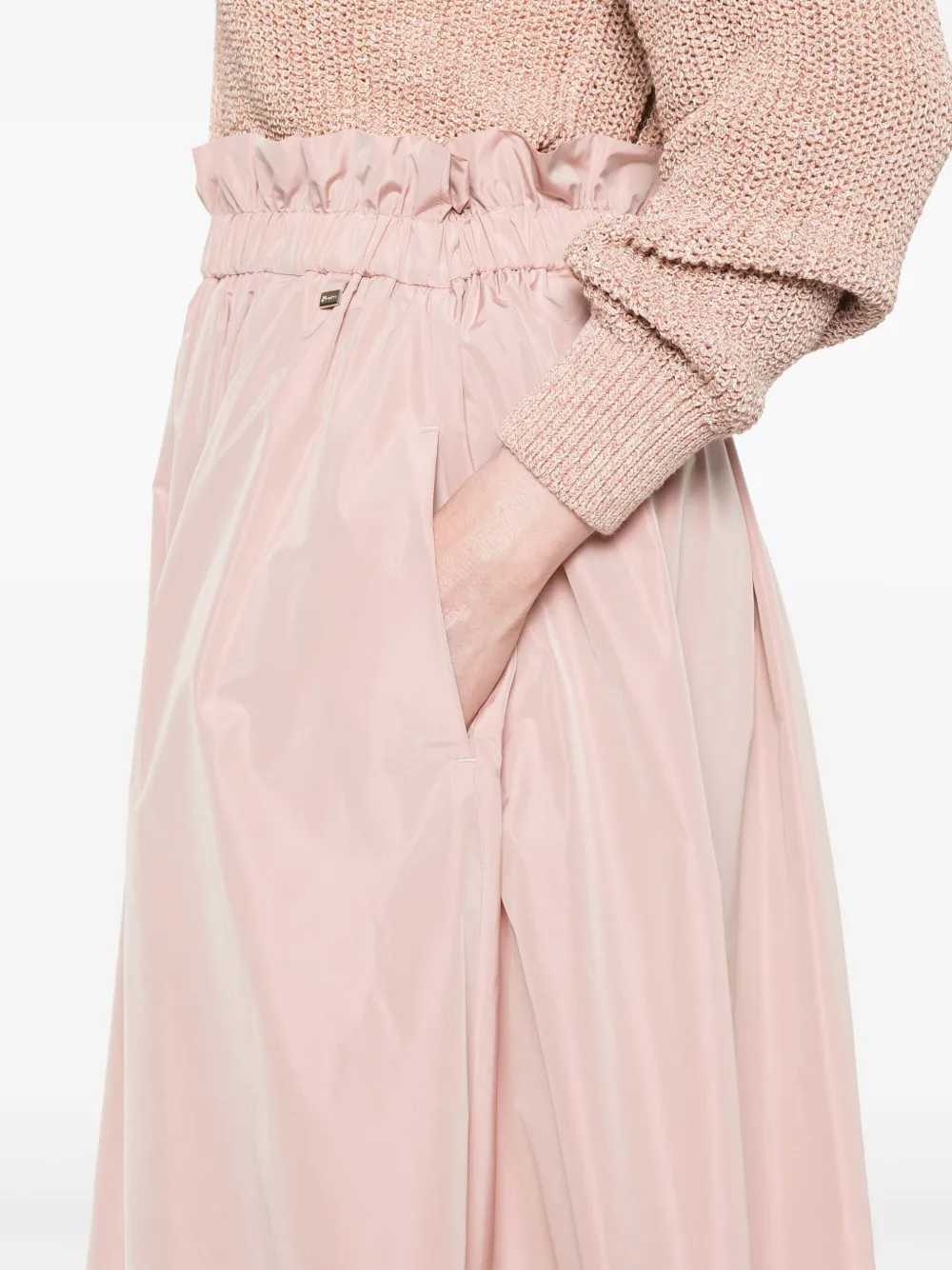 Herno Maxi-rok met print Roze