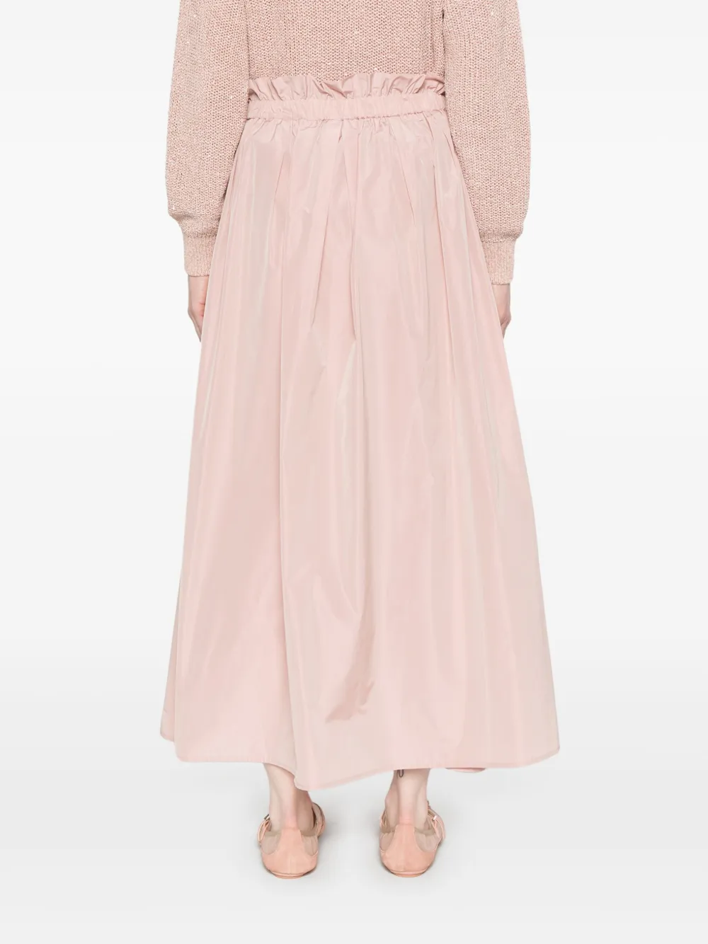 Herno Maxi-rok met print Roze