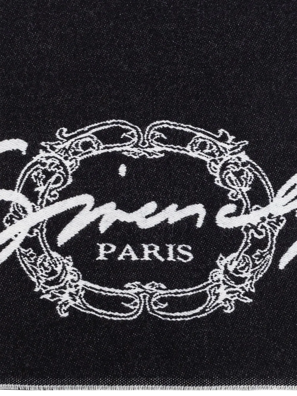  Givenchy Bufanda Con Logo En Intarsia - Negro 