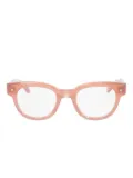 VALENTINO GARAVANI EYEWEAR geometric-frame glasses - Pink
