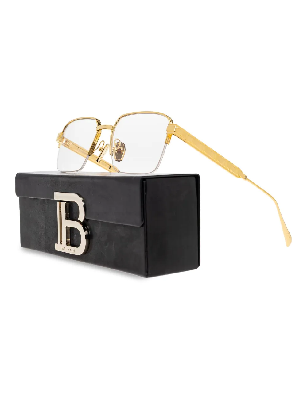 BALMAIN RECTANGLE-FRAME GLASSES