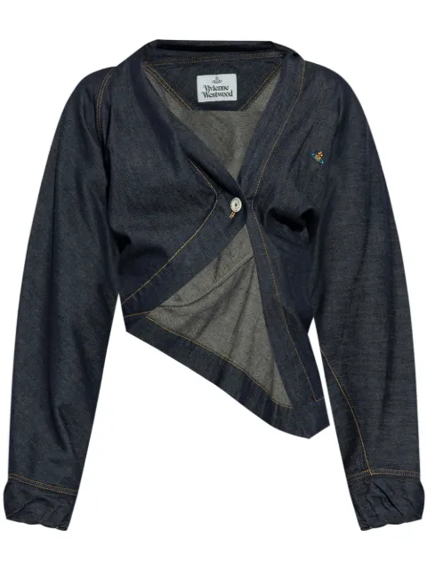 Vivienne Westwood asymmetric denim shirt