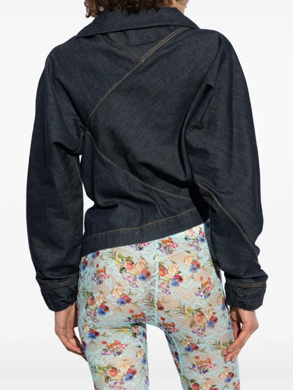 Vivienne Westwood Asymmetric Denim Shirt | Blue | FARFETCH ID