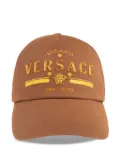 Versace embroidered cap - Brown