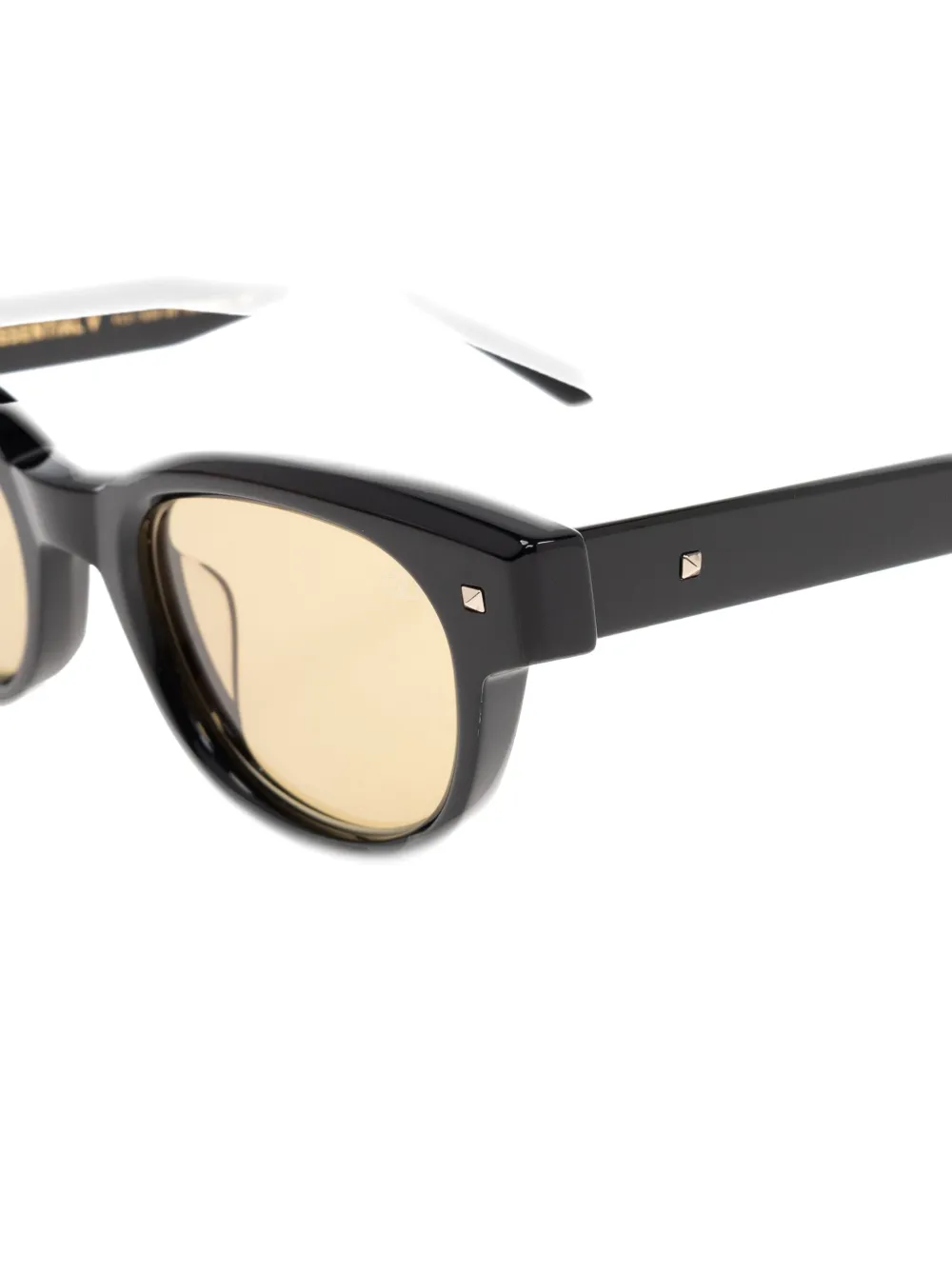 VALENTINO GARAVANI EYEWEAR geometric-frame sunglasses - Zwart