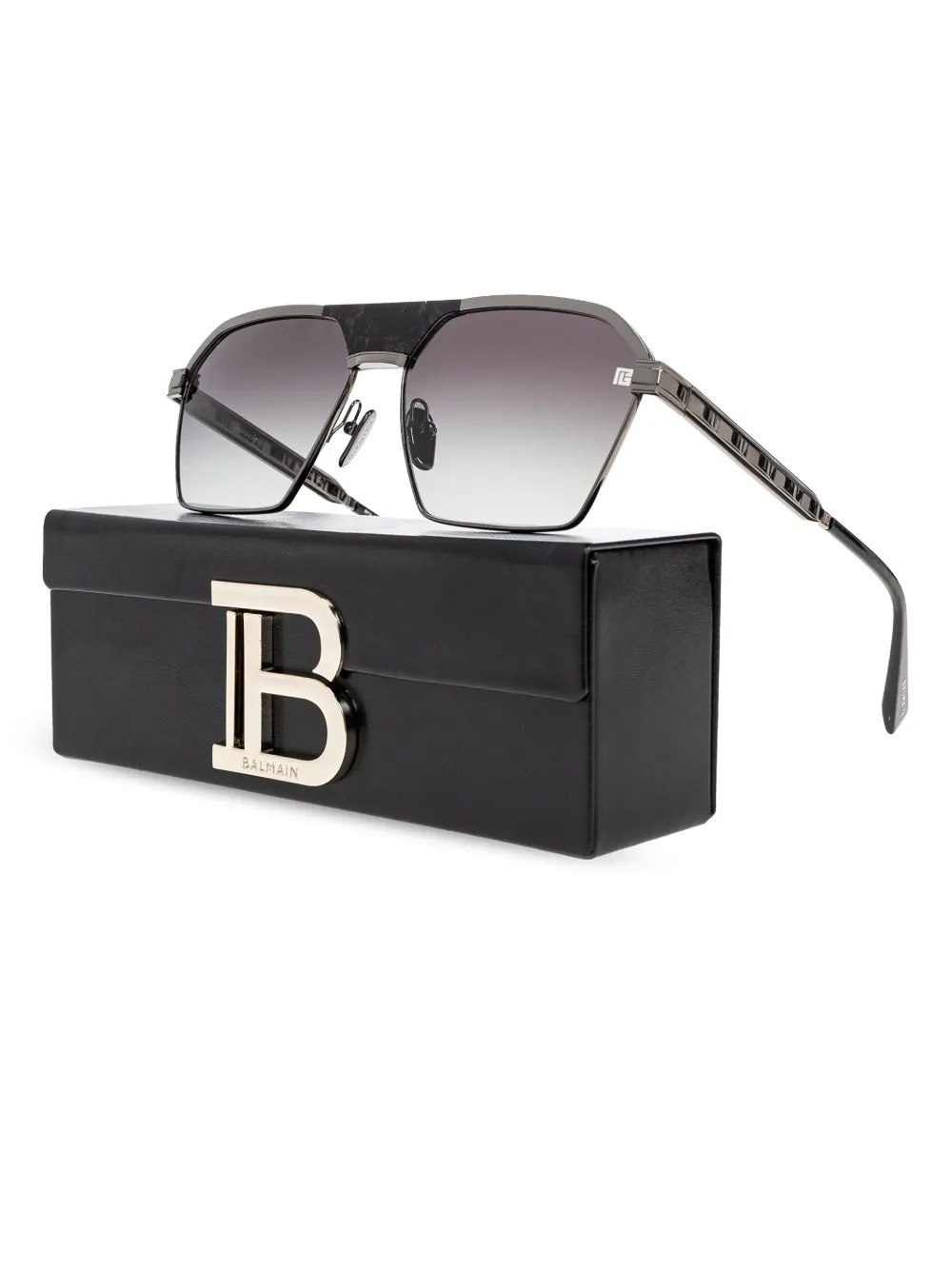 Balmain Eyewear Sergeant zonnebril Zilver
