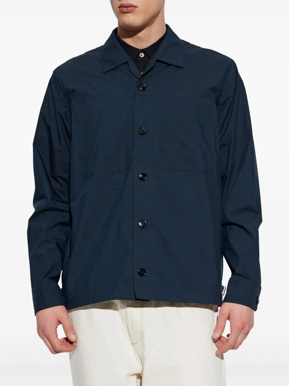 PS Paul Smith Button-up shirtjack Blauw